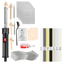 Plastic Welding Kit, 150W Plastic Soldering Iron Gun, Car Bumper Repair Kit for Kayak/Toys Repair,US Plug