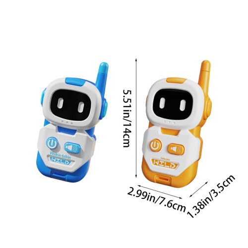 Παιδικά Walkie Talkie Πακέτο 2 Ασύρματων Ραδιοφώνων Εμβέλειας 300 ποδιών | Δώρο για 2