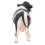 Cattle Figurine Black and White Cow Statue 1 Piece 6
