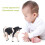 Cow Figurine Black and White Cattle Statue 1 Piece 7
