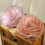 Large 30cm Rose Shape Bath Scrubber Ball for Luxurious-ice blue 5