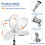 Telescoping Inspection Mirror Round Rectangular 4 Pcs 3