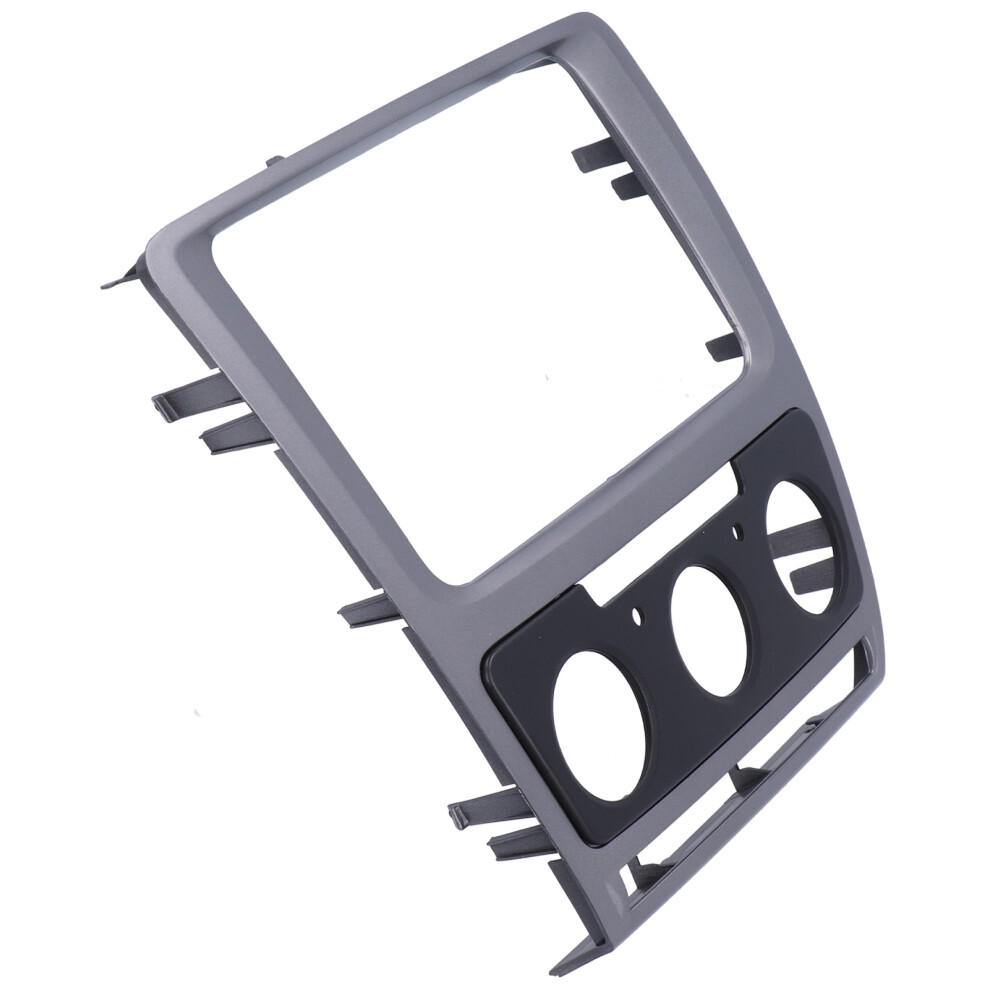 For Skoda Octavia 2Din Stereo Radio Fascia Panel Frame Car Audio Trim Cover Abs Silver 5071390856916