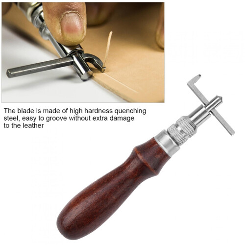 Leather Groover Adjustable Edge Stitching Tool 1