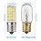 12 Pack 4W Dimmable LED E17 Microwave Oven Bulb , Daylight 6000K 40W Halogen Equivalent Light ,Ceramic E17 LED Bulb 7