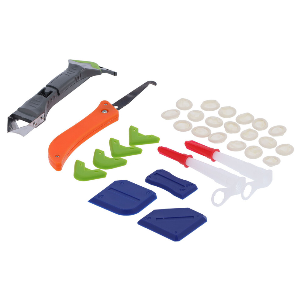 Silicone Caulking Tool Kit For Gaps Repair & Glue Removal 7891390857496