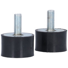 Air Compressor Rubber Vibration Mount Isolator 25mm for Diesel Engines M10