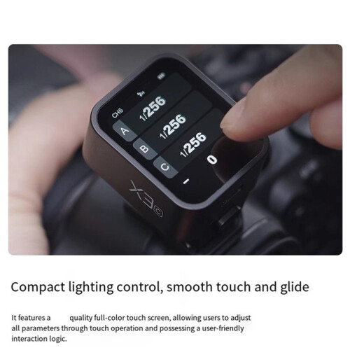 X3 TTL HSS 2.4G Wireless Flash Trigger OLED Touch Screen Transmitter Quick Charge for