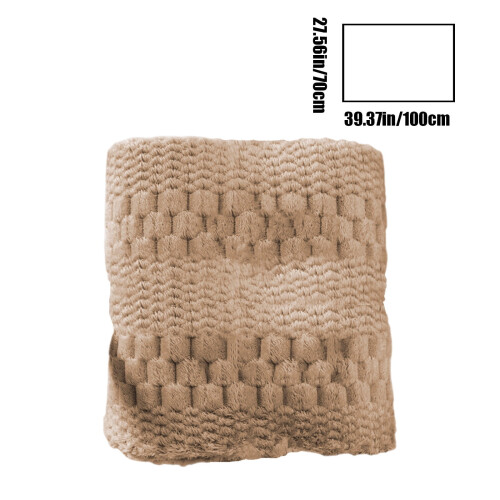 Knitted Blanket Decorative Thick 1 Piece 2