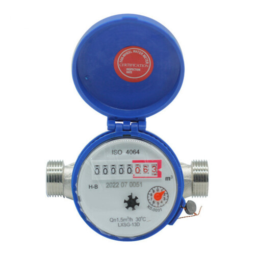 4X  Water Meter Mechanical Rotary Pointer Counter Flow Water Meter Digital Display Water Measuring Tools 2