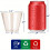 Gold Glitter Plastic Cups 9 oz 50 Pack 3