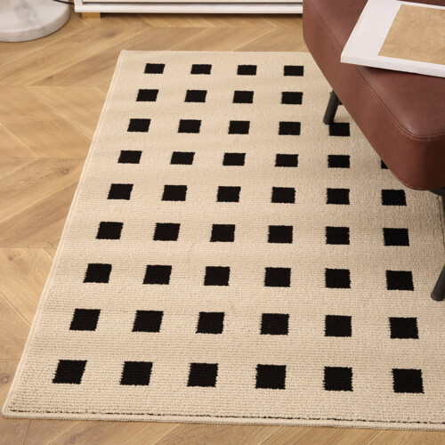 PVC Kitchen Woven Floor Mat Non-slip Washable TPR Backing 2