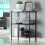 3-Tier Detachable Storage Rack Black Corrosion-Resistant 4