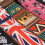 Raindrops Practical Guitar Strap with UK Flag Design for Comfortable Performance Multi Color 2pcs Adjustable 6