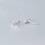Sterling Silver Stud Earrings Rose Gold 1 Pair 4