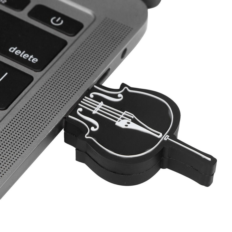 Cartoon Cello-Shaped 32Gb Portable Flash Drive For Data Storage & Sharing 7901390858703