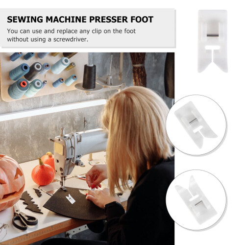 Sewing Accessories Multi Functional Telfon Presser Foot White 1Pcs 1