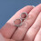 Titanium neus septum klikpiercing 16G 3