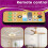 2X Wireless Switches 3-Speed Timing Remote Control for E27 Ceiling Fan Light 1-4h Timing Remote Control 7
