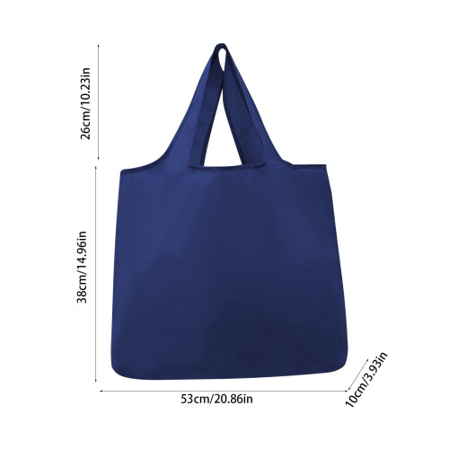 Borsa tote pieghevole e riutilizzabile, leggera e impermeabile (1 pezzo) 2