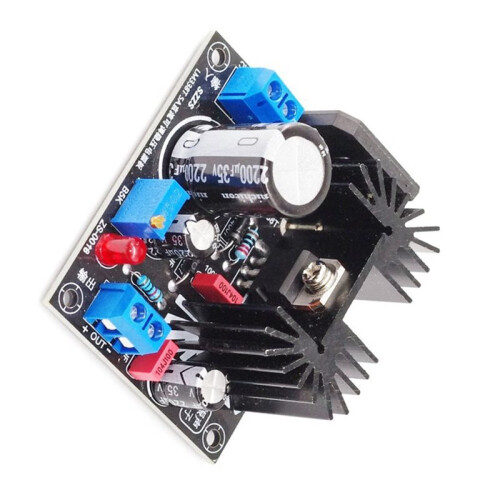 2X Adjustable Linear Regulated Power Supply Board LM317 1.5A Output Filament Voltage Regulation DIY Electronics Kit 2