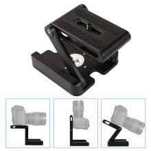 Tête Pliante de Type Z, Plaque à Dégagement Rapide, Support de Type Z avec Plaque à Dégagement Rapide, Plaque QR pour Trépieds D'Appareil Photo