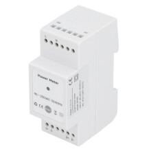 Smart WiFi Energy Meter, 2x120A Current Transformer, Single Phase, Compact 90x65x35mm