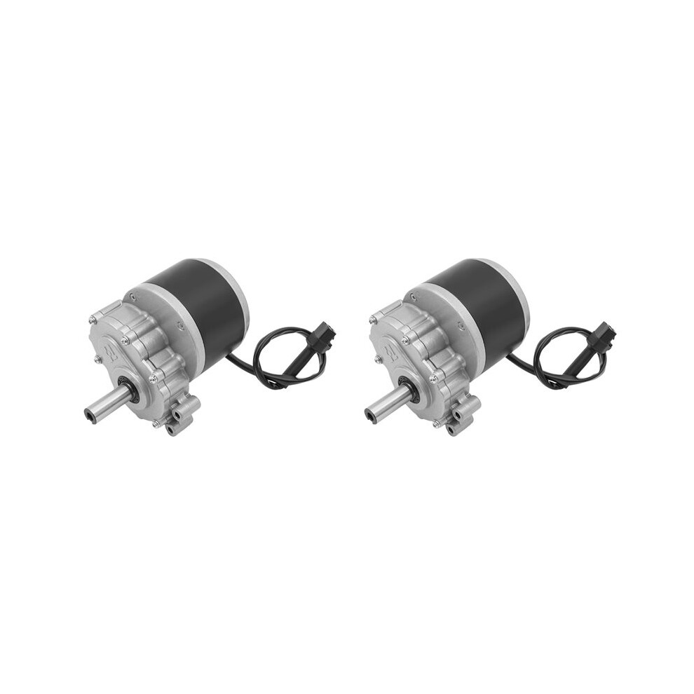 2X 250W 24V 75r/Min  Gear Brush Motor Beach Bike Motor Track Vehicle Wheelchair Used Electric Scooter ATV Motor