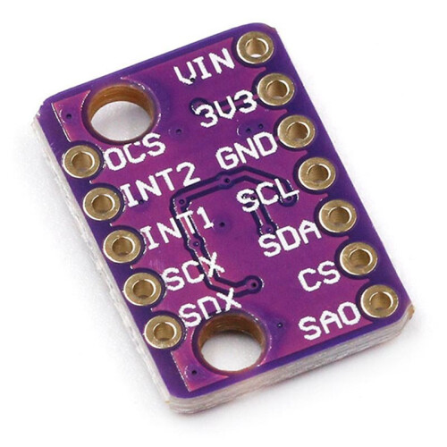 3X BMI160 6DOF 6-Axis Rate Gyroscope Accelerometer Sensor Module IIC I2C SPI Communication Protocol 3-5V 2