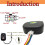 2X 888 Receiver 433MHz AC220V External Motor Chain Motor Controller Garage Gate Rolling Shutter Door Control Box 6