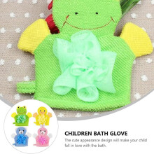 Kids Exfoliating Bath Mitts 4pk