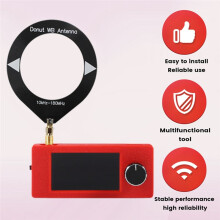SI4732 Pocket Radio 10-180Mhz SMA Interface Loop Antenna 1.9inch IPS Screen LSB USB AM FM Radio