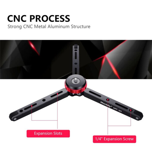 Manbily Mobile MT-01 Aluminium Camera Tripod Stand Extendable Bracket Mount for Universal Phone  Accessories 2