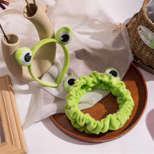 Frog Hair Accessory Women Wide Brim Elastic Headband for Makeup or Washing