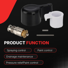 3X 257352 Prime Spray Valve, Drain Valve Fit for 695 795 3900 1095 1595 5900 7900 Aftermarket Airless Paint Parts