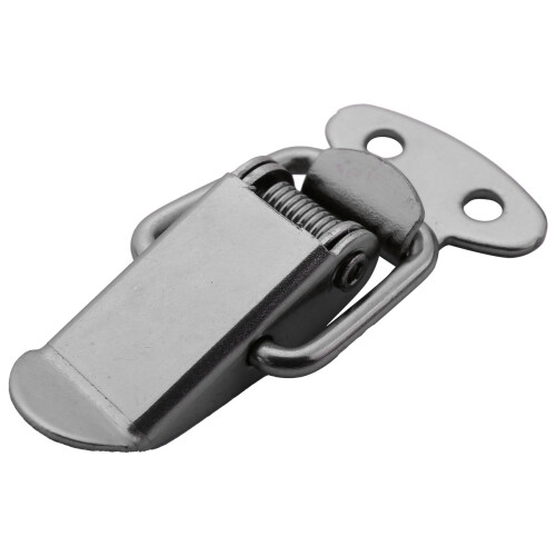 50Pcs Cabinet Spring Loaded Iron Straight Loop Toggle  45mm Length 2