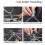 2X Iron Countertop Wine Glass Holder with Scrollwork Design, Freestanding Tabletop Stemware Storage Rack with 6 Hooks 4
