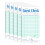 20 Pack Guest Check Books, Server Note Pads for Restaurant, Green Waiter Checkbook, Restaurant Order Pad 50 Sheets/Pack 2