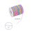 2X Elastic Cord, Beading Cords Threads, Rainbow Color Stretch String Cord, Fabric Crafting String for Bracelet 9