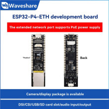 2X Waveshare ESP32-P4-POE-ETH Development Board RJ45 RISC-V MCU MIPI- 40PIN GPIO 32MB PSRAM for Xiaozhi AI Deepseek