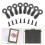 Picture Frame Turn Button Fasteners Set, 400 PCS Picture Frame Backing Clips Photo Frame Hardware Clips 5