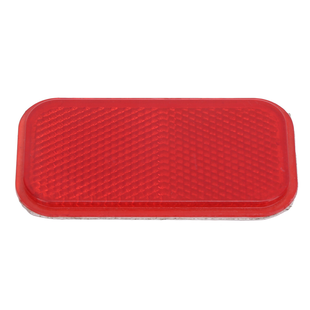 Abs Night Safety Reflector For Cars & Motorcycles 4.5X8.5cm Red 8411390863687