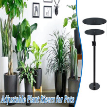 Adjustable Plant Risers,Plant Lift Inserts Flower Pot Risers for Indoor Outdoor Tall Taper Planter Container Long Model