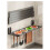 Wall-Mounted Foldable Kitchen Prepare Dishes Organizer Punch Free Large-Capacity Storage Draining Rack Kitchen Organizer 2