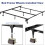 Bed Casters, Bed Frame Wheels Rollers for Bed Replacement Parts Heavy Capacity Bed Roller Wheels with Brakes 2