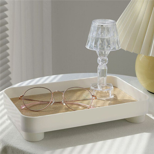 Desktop Storage Tray Perfume Aromatherapy Dressing Table Cosmetics Storage Box Multi-Function Porch Clutter Key Storage 2