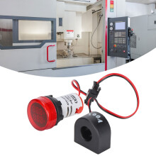 Aktueller Signal-Indikator AD101-22VAM, 60-500V AC, 0-99,9A, rotes Rundlämpchen