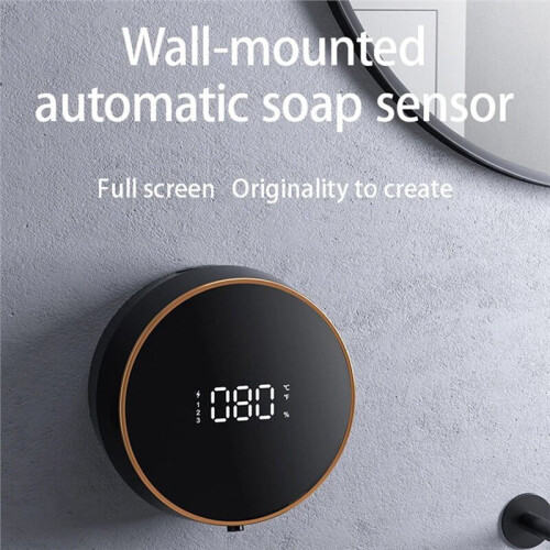 Wall Mount Automatic Foam Soap Dispenser with LED Temperature Display and Infrared Sensor 1