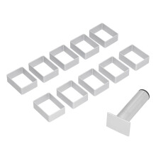 Aluminium Cake Mold Set for Moon Cakes Cookies Pastry Baking Kitchen Tool