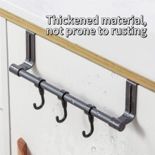 Stainless Steel Towel Bar Cabinet Door Towel Hanging Bar Stainless Steel Bathroom Kitchen Cabinet Door Towel Wipe Rack